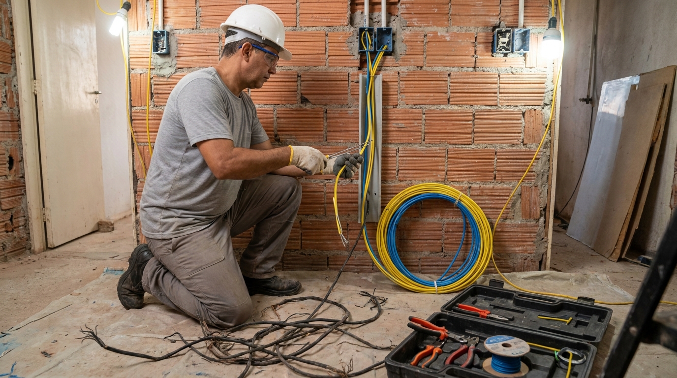 Adequação de Fiação na Coroado, Manaus‑AM