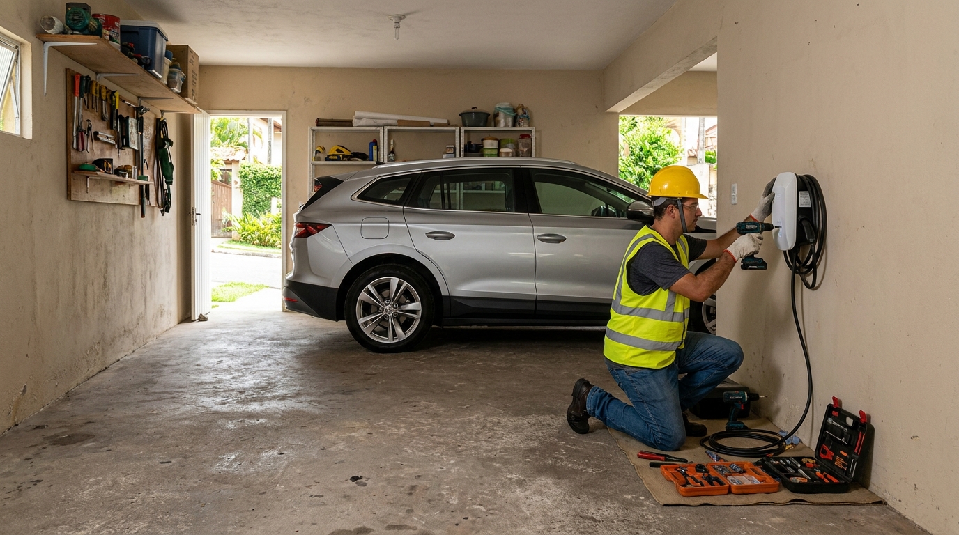 Instalação em Garagem ou Condomínio em Compensa, Manaus‑AM