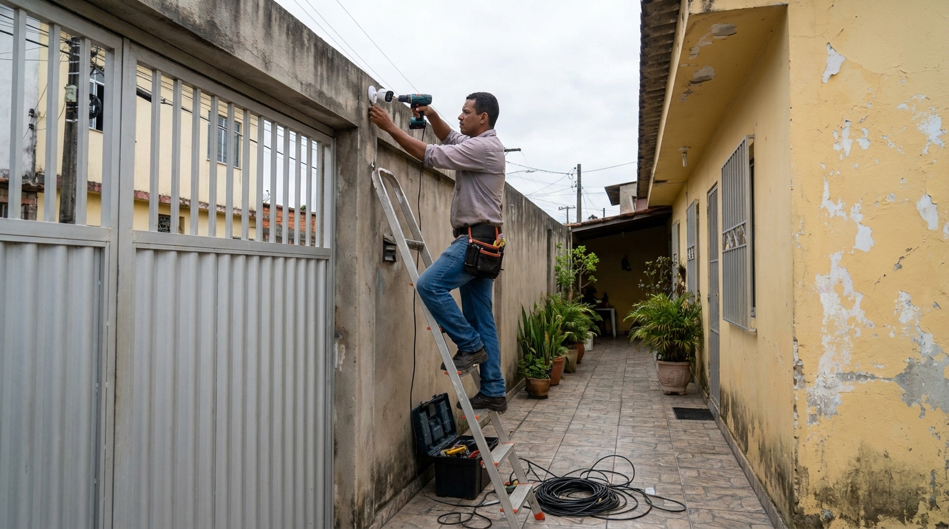 Passagem de Cabeamento na Coroado, Manaus‑AM