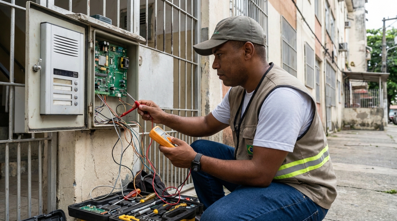 Reparo de Placa e Campainha em São Jorge, Manaus‑AM