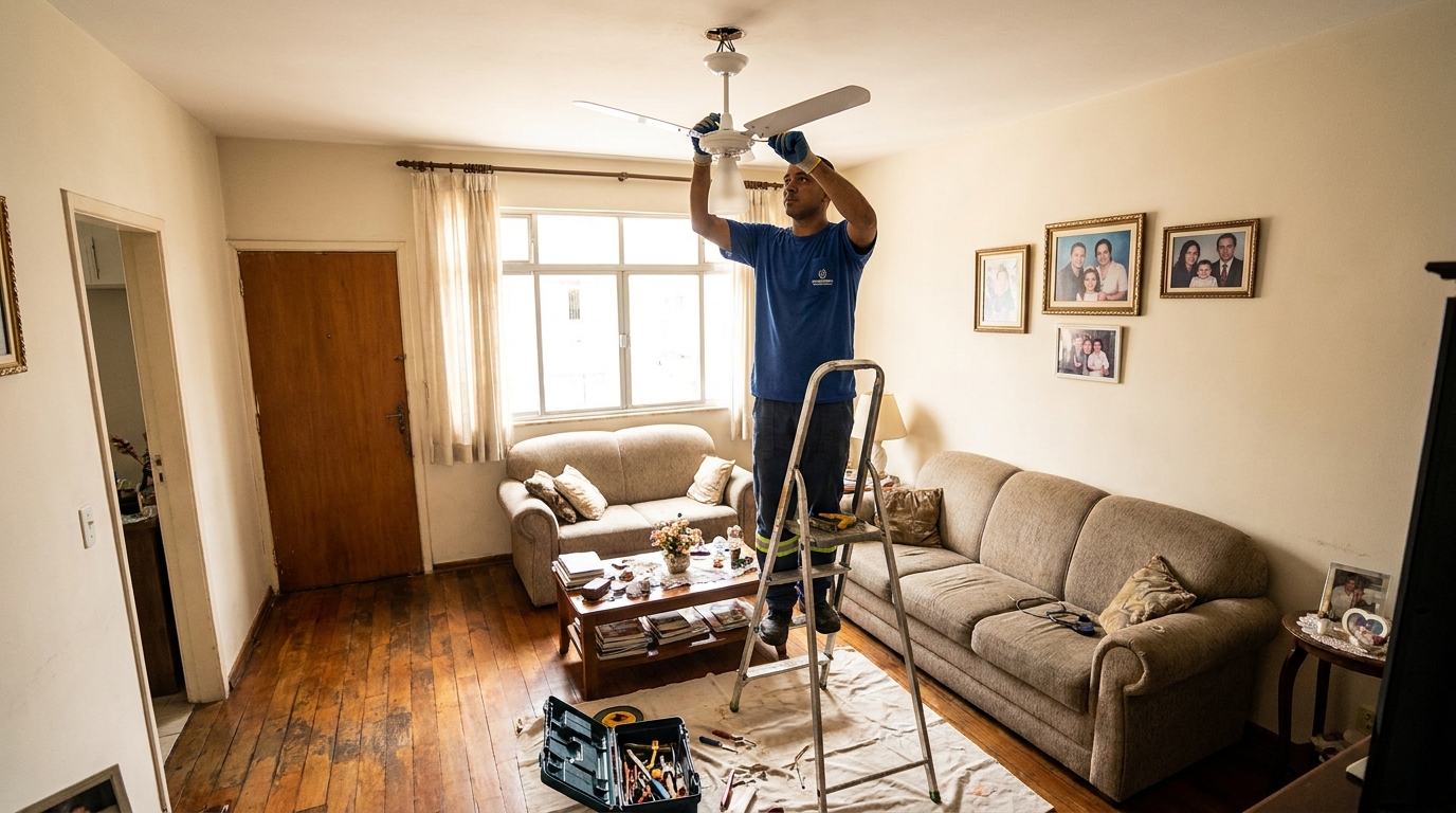 Substituição de Ventilador no Japiim, Manaus‑AM