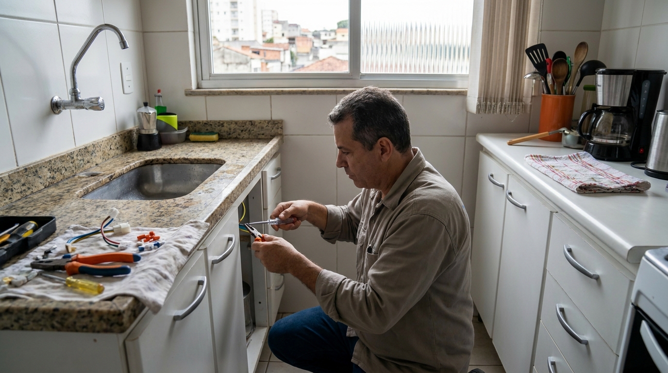 Troca de Torneira Elétrica na Coroado, Manaus‑AM